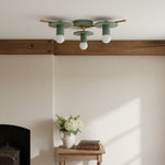 Cargar imagen en el visor de la Galería, Radiro Globe Colorful Ceiling Light-3 Light Minimalist Fixture
