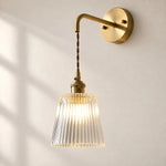 Load image into Gallery viewer, Nordic Brass Colored Glass Wall Lamp