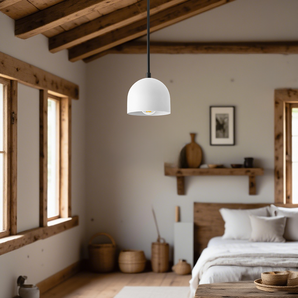 Suspension Farmhouse – Suspension Vanity avec dôme coloré