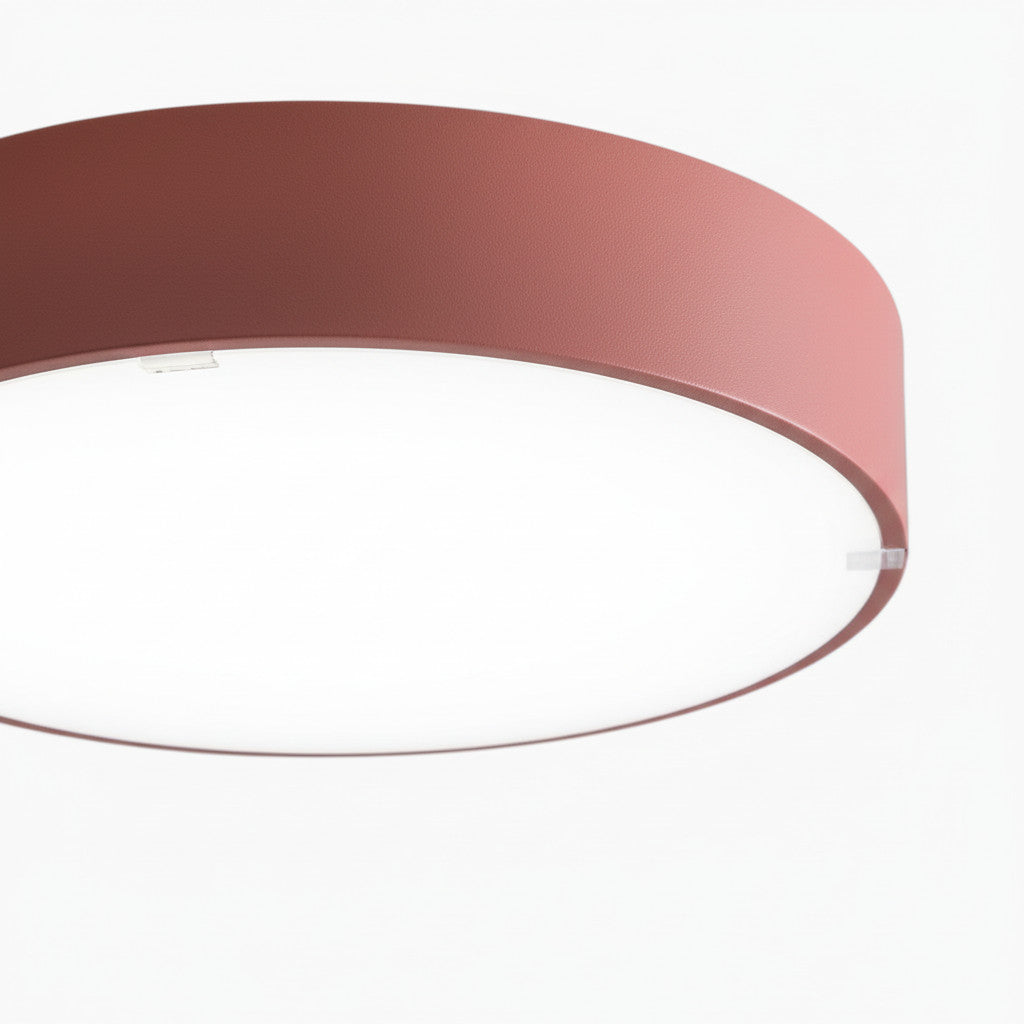 Plafonnier LED Rond Minimaliste Rondi - Design Circulaire en Fer pour Salon et Chambre