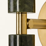 Cargar imagen en el visor de la Galería, Close view of the central metal connection and stone shade mounting