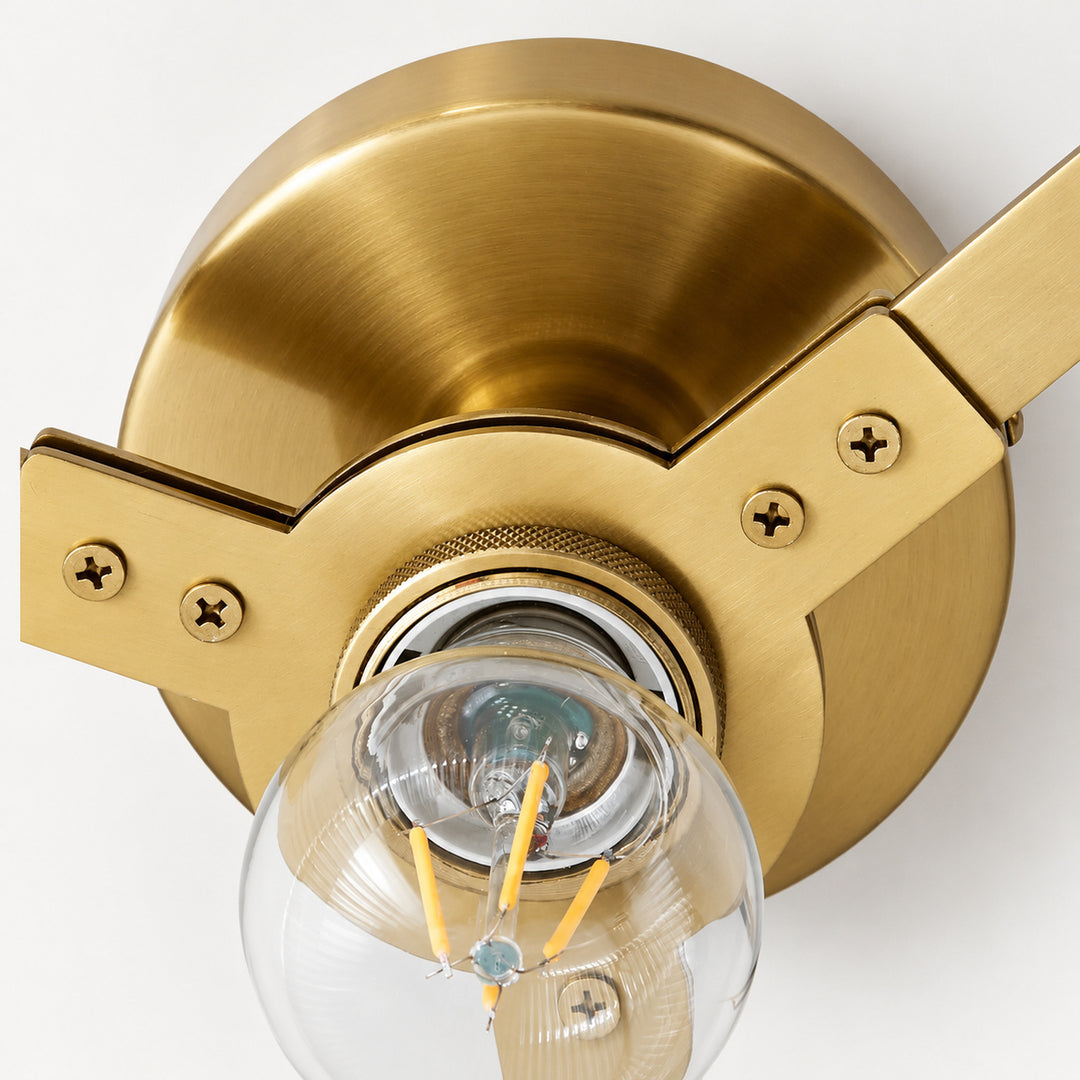 Brass interior detail