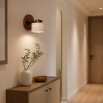 Cargar imagen en el visor de la Galería, Travira Minimalist Wall Lamp – Soft Ambient Accent Light for Hallway and Living Room