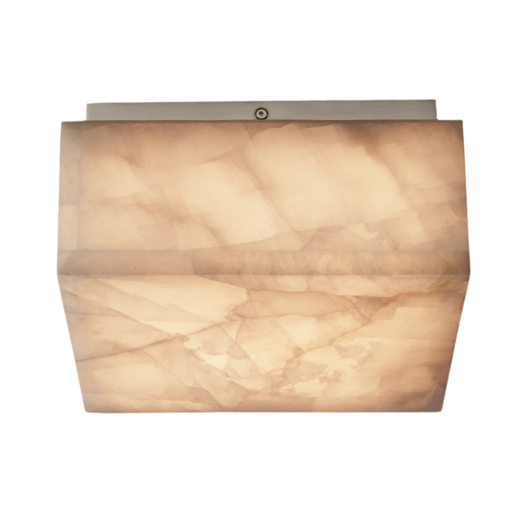 Luz de techo minimalista Rivage de alabastro