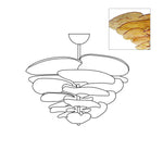 Load image into Gallery viewer, Lotus Leaf Layered Glass Chandelier
