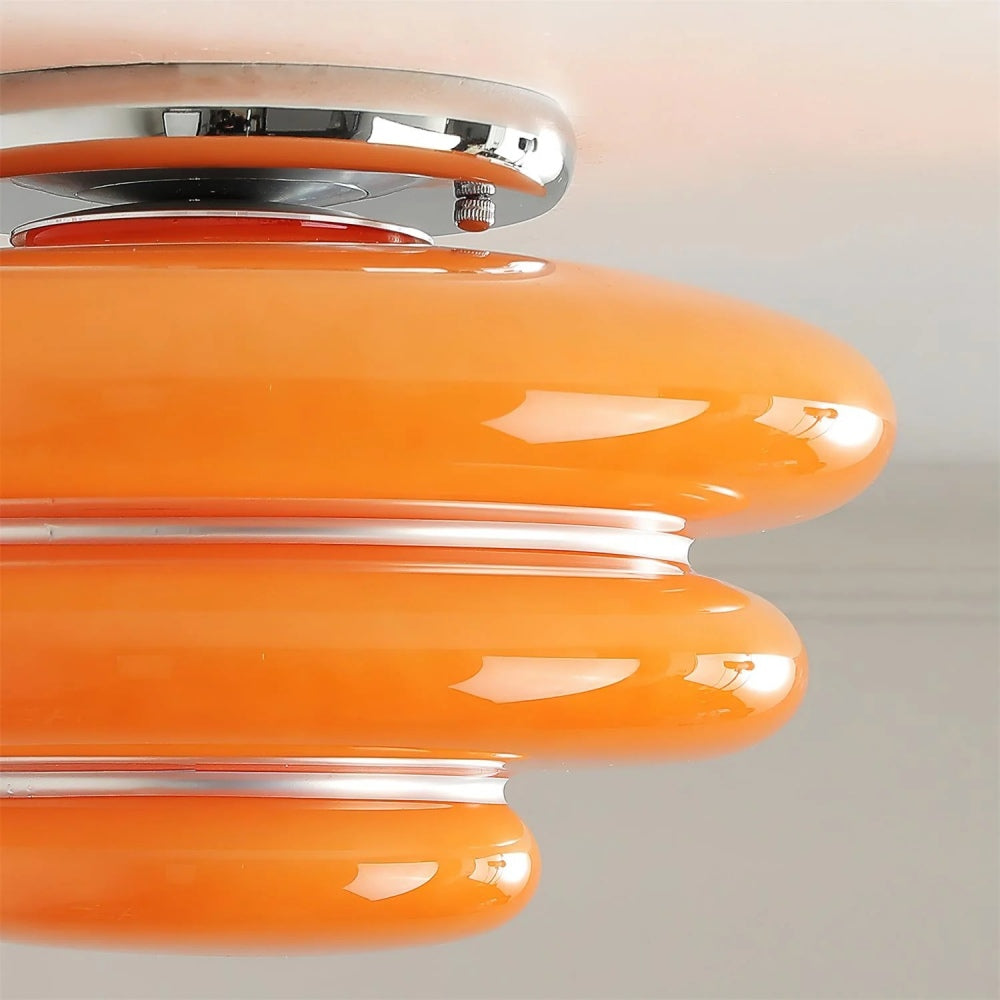 Plafonnier superposé Cirren - Luminaire d'ambiance moderne et sculptural pour les salles à manger et les salons