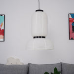 Load image into Gallery viewer, Rounded Layered Paper Plug-In Pendant