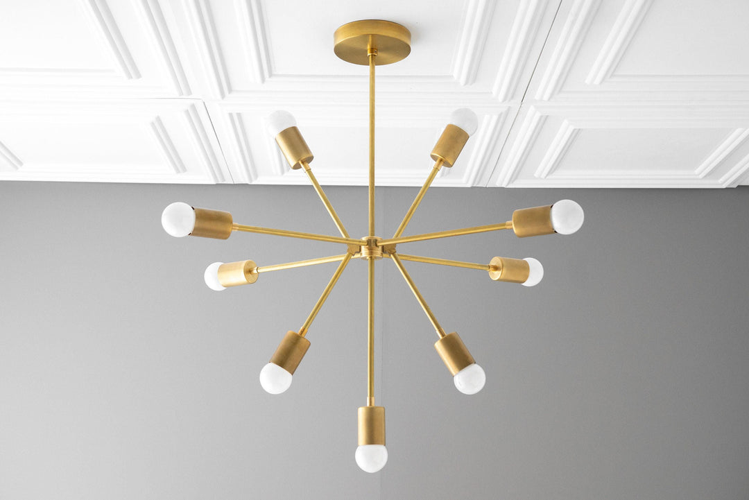 Lustre moderne Mobilux Line - Plafonnier milieu du siècle