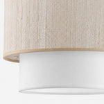 Load image into Gallery viewer, Wabi-Sabi Linen Drum Pendant Lamp