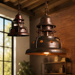 Load image into Gallery viewer, Vintage Industrial Iron Pendant Light