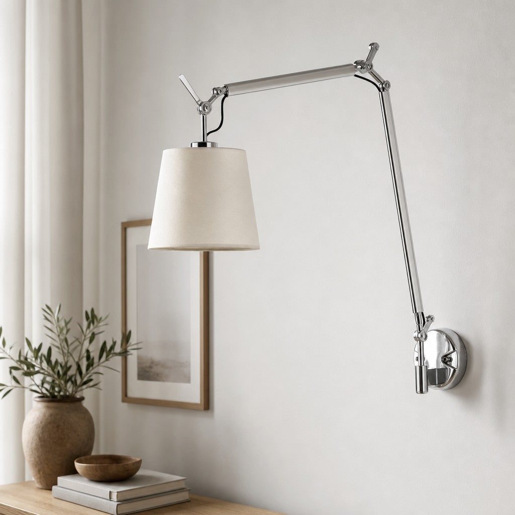 Moderne Wandleuchte mit Verstellbarem Arm für Gemütliche Innenbeleuchtung