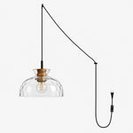 Load image into Gallery viewer, Sculptural Ripple Glass Pendant Lamp