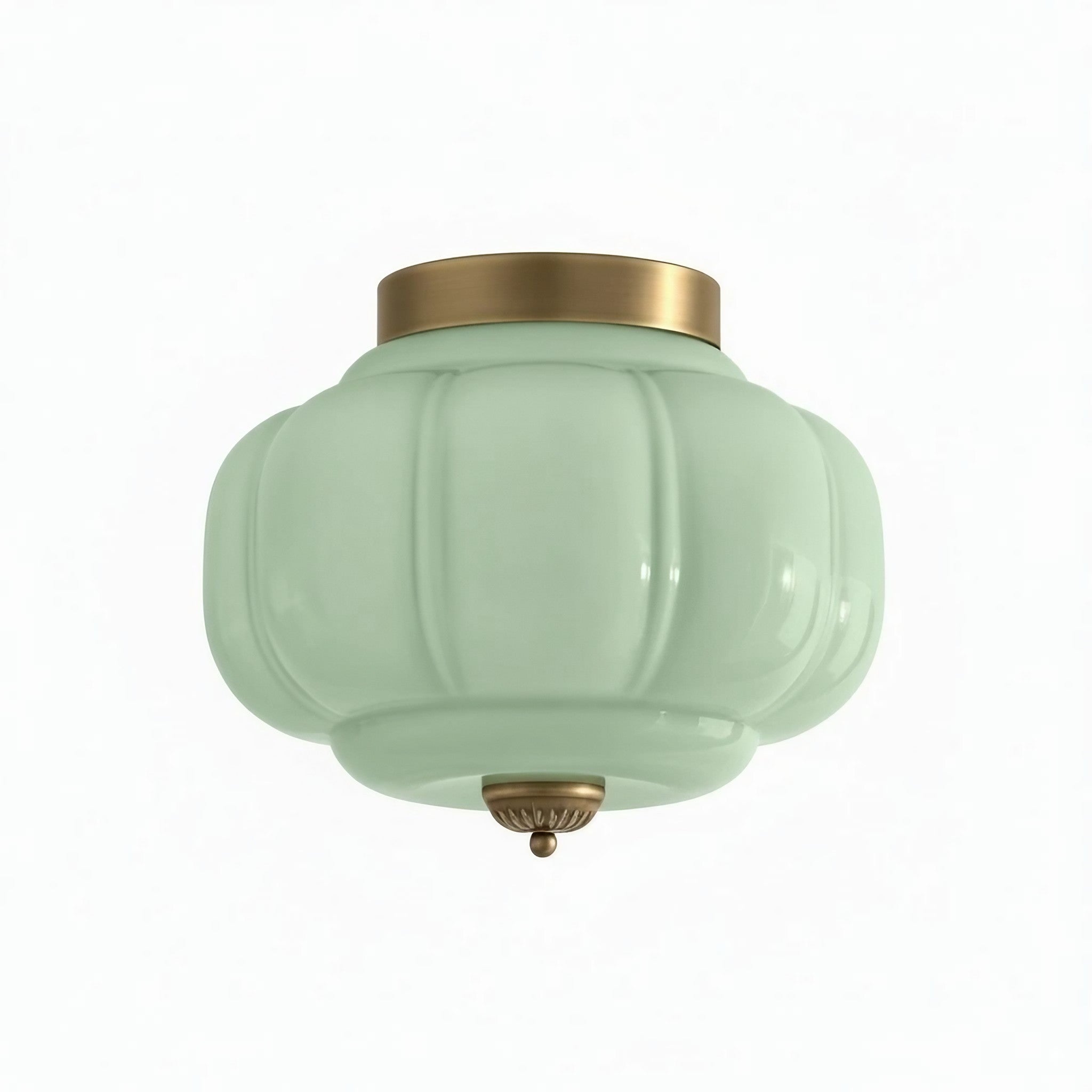 Eloise Flush Mount Milk Glass Ceiling Light – Modern Accent Lighting with Artistic Glass Shade
