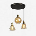 Load image into Gallery viewer, Industrial Glass Pendant Light
