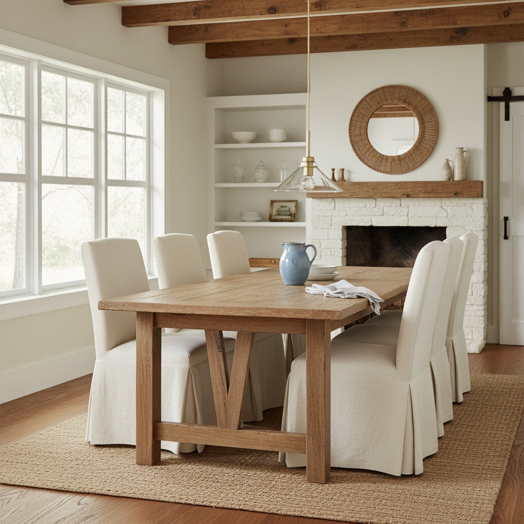 Aurenza Modern Farmhouse  Cone Pendant Light – Dimmable Kitchen and Entryway Lighting