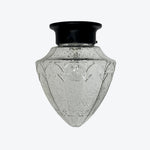 Bild in Gallery-Viewer laden, Minimalist Glass Ceiling and Black Metal Lamp