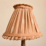 Load image into Gallery viewer, Pleated cloth lampshade close detail on French country table lamp