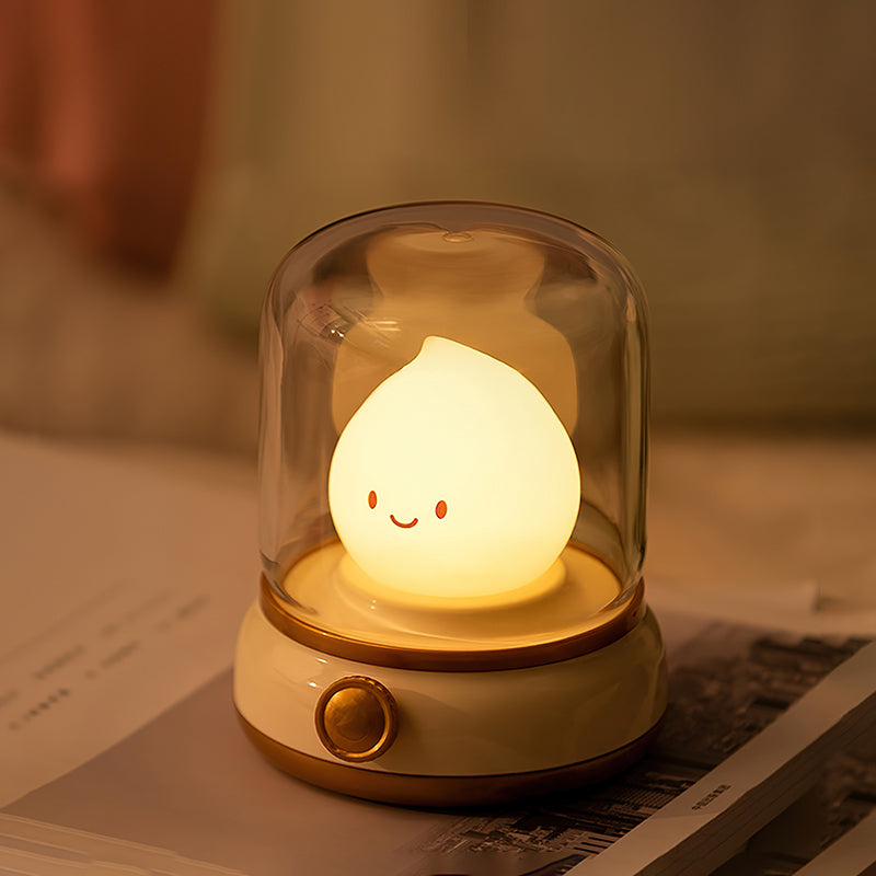 Luz nocturna pequeña LED con forma de llama