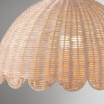 Load image into Gallery viewer, Olvara Arched Rattan Floor Lamp - Boho Chic Natural Woven Lighting

