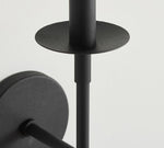 Cargar imagen en el visor de la Galería, Aplique de pared Rowan Classic Linen - Lámpara de latón con pantalla de tela
