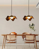 Bild in Gallery-Viewer laden, Leaf Vein Glass Plug-In Pendant Lamp
