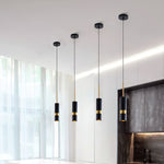 Charger l'image dans la visionneuse de galerie, Black And Gold Metal Hardwired Pendant Light