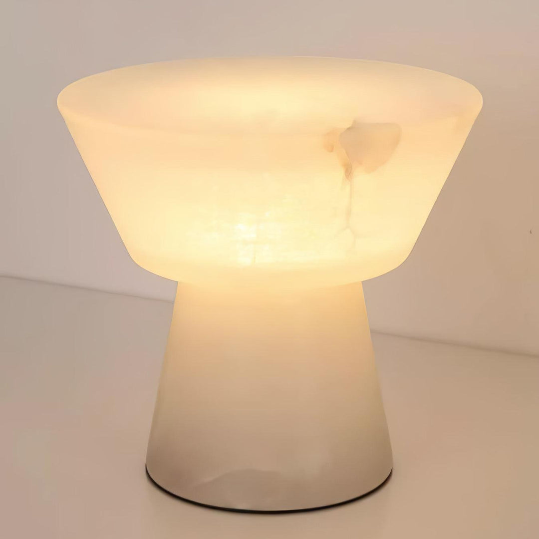 Beta Marmor Alabaster Tischlampe