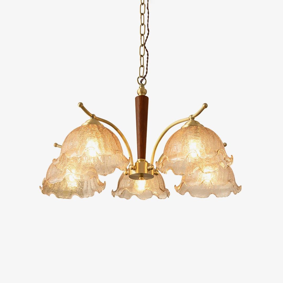 Lustre vintage en verre de Murano