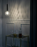 Bild in Gallery-Viewer laden, Rounded Brass Glass Plug-In Pendant Light