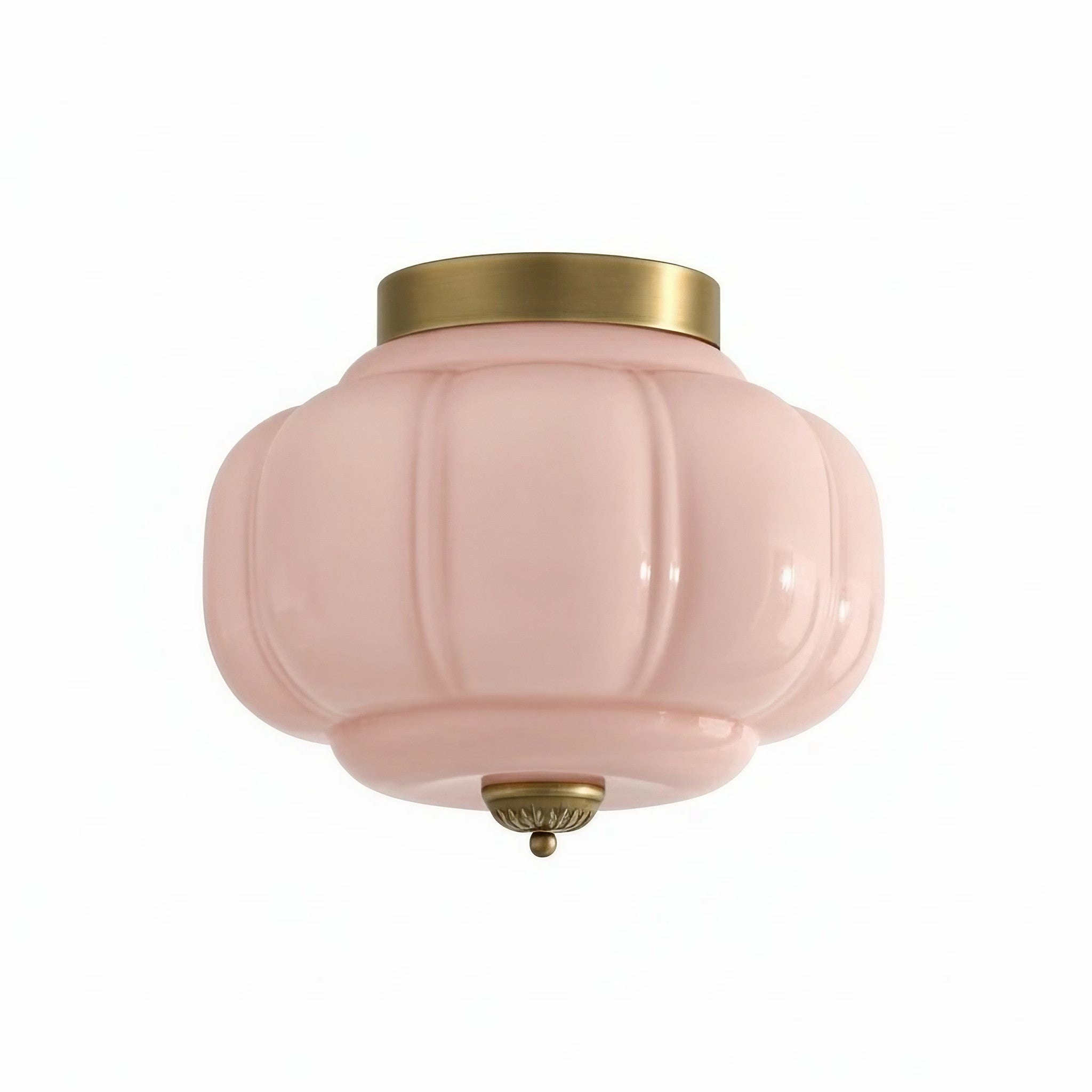 Eloise Flush Mount Milk Glass Ceiling Light – Modern Accent Lighting with Artistic Glass Shade