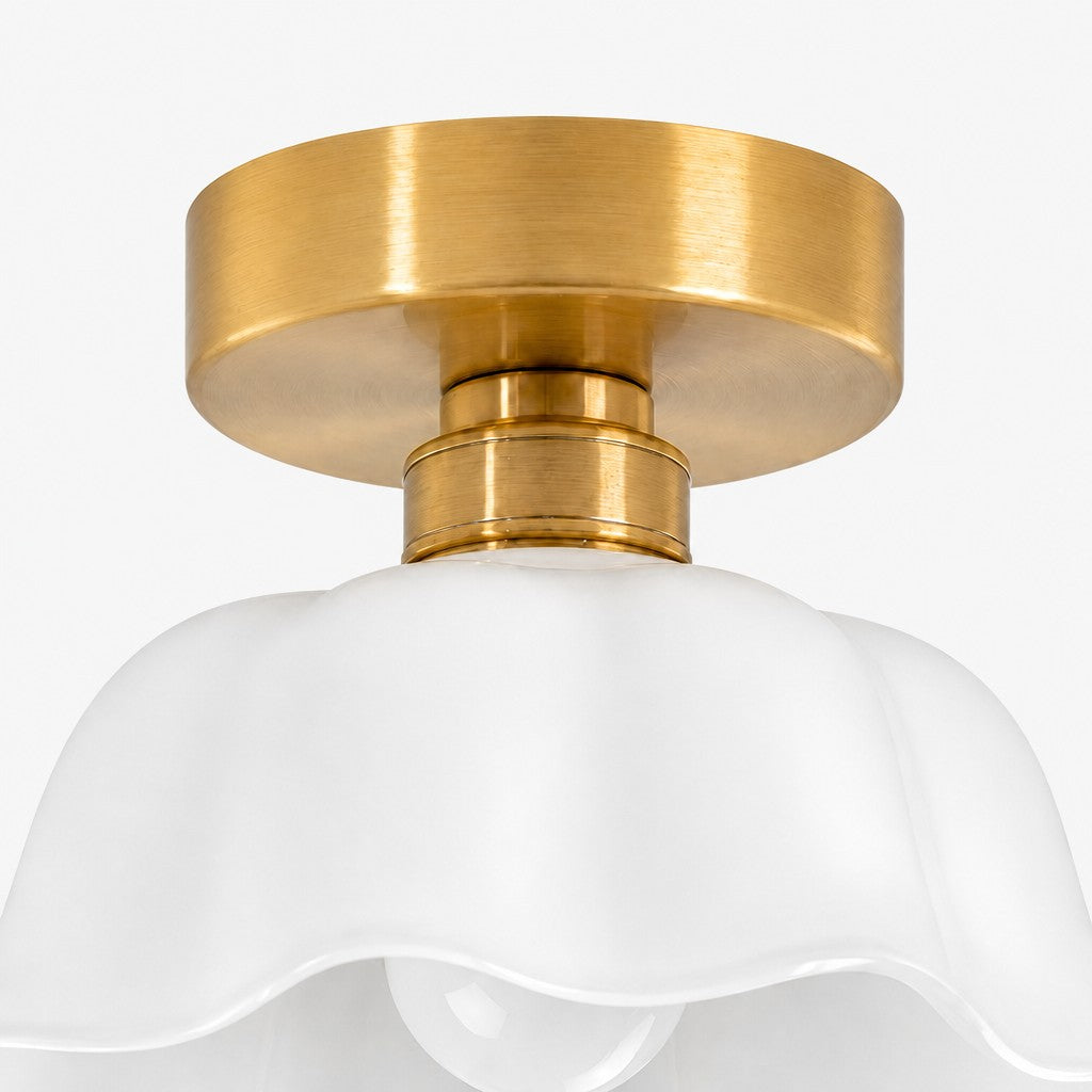 Cienax Mid-Century Flower Ceramic Ceiling Light — Suitable for Kitchen and Living Room