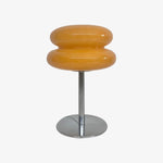 Cargar imagen en el visor de la Galería, Lámpara de mesa Glasentro Bauhaus Diseño geométrico de vidrio Acento moderno para sala de estar N12