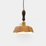 Load image into Gallery viewer, Single Pendant Natural Leather Shade Dia. 25 cm / 9.8 in