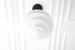 Cargar imagen en el visor de la Galería, Geotower Glass Contemporary Glass Ceiling Pendant Lamp– Art Deco Light for Living Space
