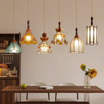 Bild in Gallery-Viewer laden, Colorful Decorative Glass Plug-In Swag Pendant