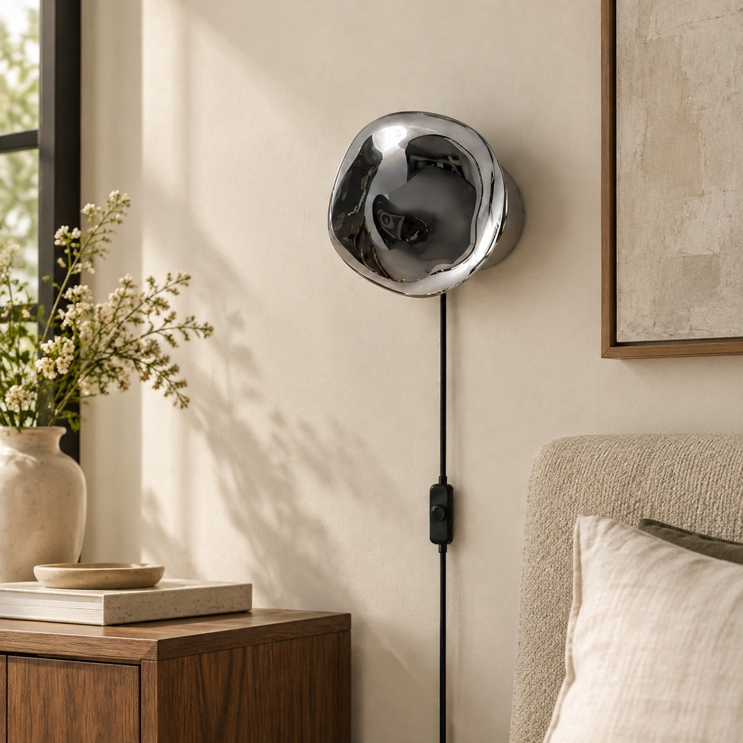Molten Acrylic Plug-In Wall Light