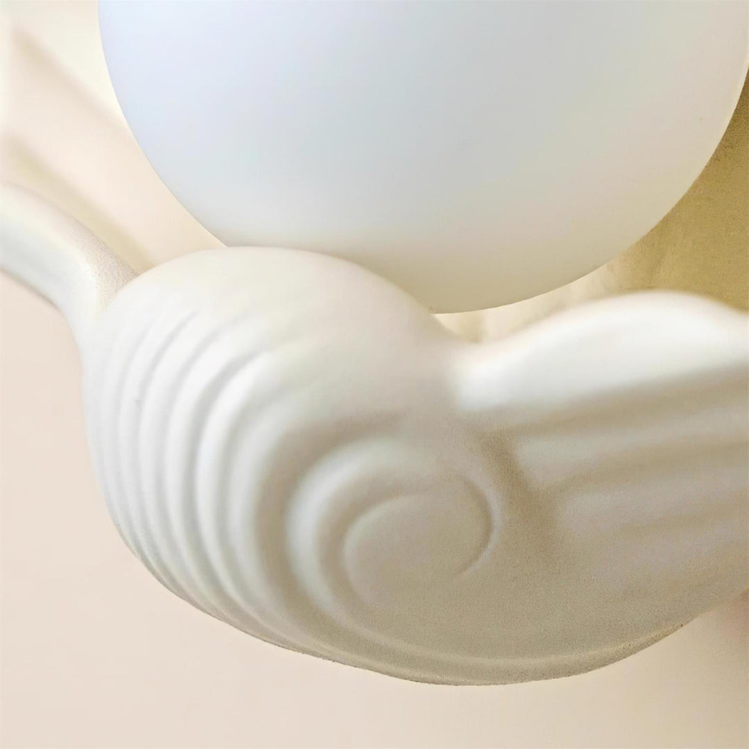 Nautris Shell Wall Lamp - Vintage Resin Lamp for Living Room