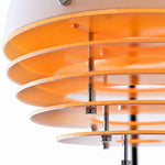 Load image into Gallery viewer, Afterglow Sunset Curved Floor Lamp - Vintage Glass Shade for Bedroom