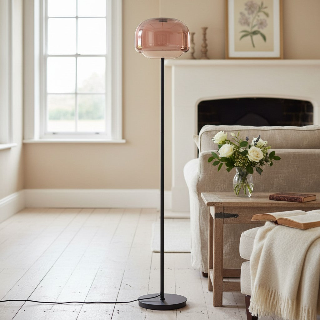 Clinco Artistic Glass Globe Floor Lamp — Modern Designer Lighting for Living Room and Bedroom
