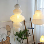 Load image into Gallery viewer, Stacked Mulberry Paper Swag Pendant