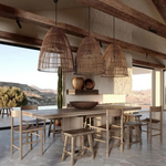 Load image into Gallery viewer, Runa Boho Rattan Pendant Light