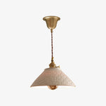 Cargar imagen en el visor de la Galería, Textured Ceramic Copper Pendant Light