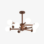 Charger l'image dans la visionneuse de galerie, Lampe de plafond Orrise Molecular Design - Lustre artistique en forme de branche pour espaces domestiques