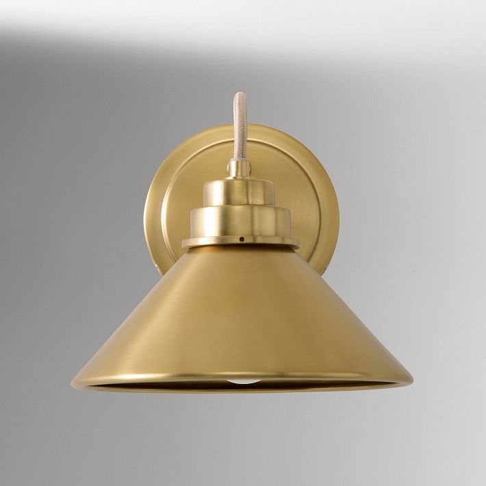Aurenza Curved Arm Globe Wall Sconce – Modern Industrial Wall Lamp for Bathroom, Bedroom, and Hallway