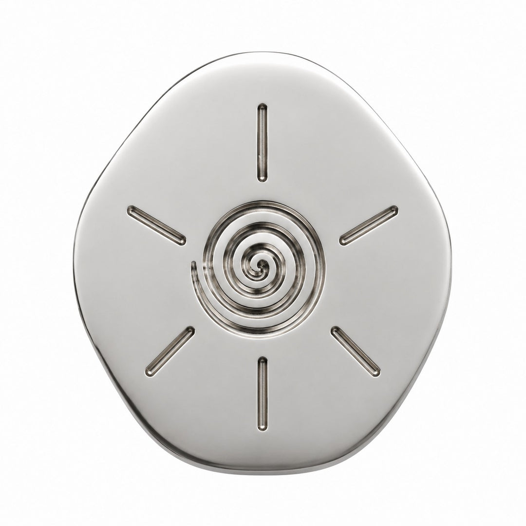 Sculptural Solid Brass Cabinet Knob