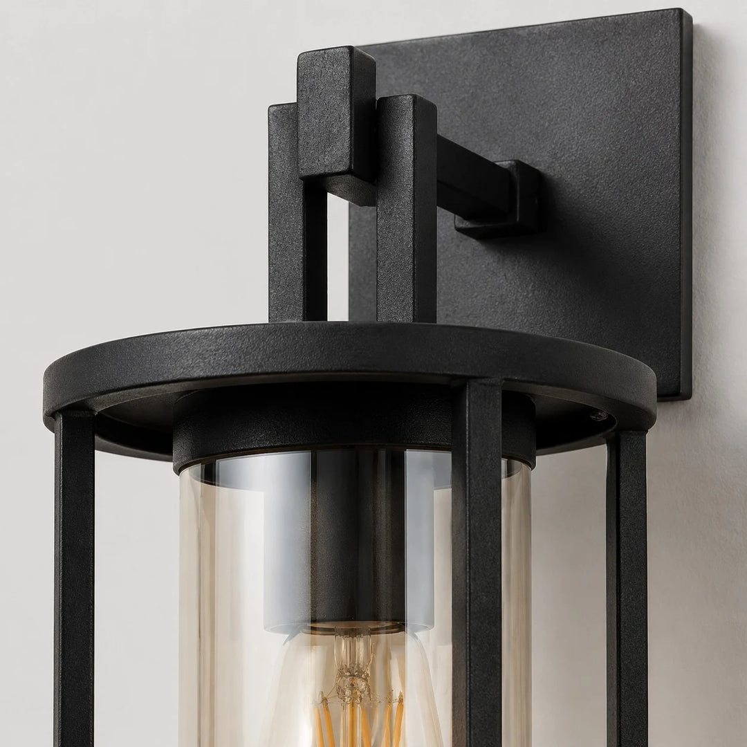 outdoor wall lantern detail