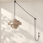 Load image into Gallery viewer, Koloro Millie Plug-In Glass Pendant Light - Retro Colorful Pendant for Modern Interiors