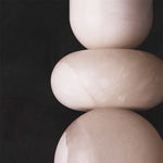 Bild in Gallery-Viewer laden, Black Metal Alabaster Chain Swag Chandelier