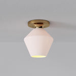 Load image into Gallery viewer, Merin Minimalist Sleek Geometric Glass Flushmount Light
