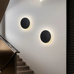 Bild in Gallery-Viewer laden, Moderne nordische runde Aluminium Minimalistische LED-Wandleuchte